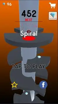 Helix tower spiral jumper Screen Shot 1
