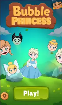 Princess Snow Pop Game Bubble Shooter Screen Shot 0