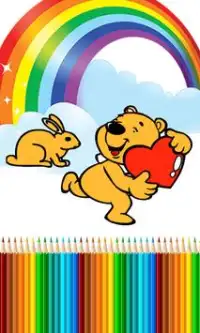 Coloring Games - Teddybear Screen Shot 5
