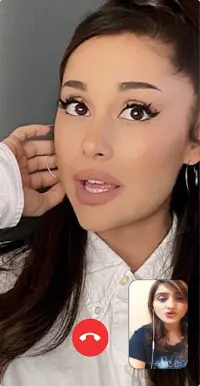 Call From 📱 Ariana Grande call & video call  chat Screen Shot 2