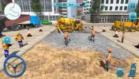 रोड बिल्डर सिम: सिटी रोड निर्माण खेल 2018 Screen Shot 6