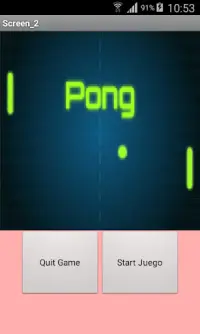 Pong Game IES Almenara Screen Shot 0