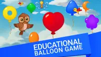 Balloon Pop: Educação infantil Screen Shot 5