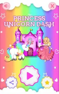 Princess Unicorn Dash Screen Shot 0