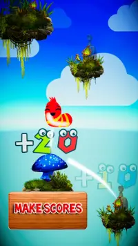 Whirlybird doodle larva jumping game Screen Shot 2