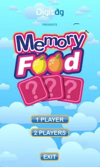 Memory Food - Brain Memory Game Screen Shot 0