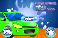 Dirty Car Wash Service Shop Cars Game Screen Shot 0