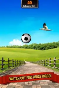 Keepy Uppy Soccer Game Screen Shot 1