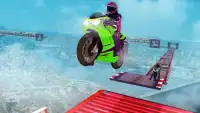 Real Motor Bike Racing Stunts On Impossible Tracks Screen Shot 1