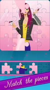 Beleza Puzzles Jogos Meninas Screen Shot 4