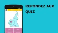 Cartes Quiz Puzzle 2020 - Cameroun - Régions, Dep Screen Shot 2