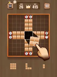 Wood Block Blitz Puzzle: Color Screen Shot 6