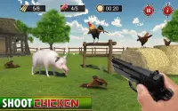 Frenzy Chicken Shooter 3D: Стрелялки с оружием Screen Shot 12