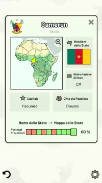 Stati dell'Africa -Quiz: Mappe, Capitali, Bandiere Screen Shot 4
