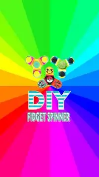 DIY Paper Fidget Spinner - Hand Spinner Simulator Screen Shot 0