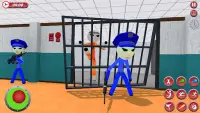 Prison Break Stickman Adventure Jailbreak Prisoner Screen Shot 1