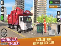 쓰레기 트럭 운전 시뮬레이터 투기 게임 Screen Shot 7