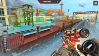 Снайпер 3D: Поезд Стрельба Screen Shot 2