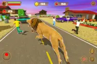 Angry Lion Sim City Attack Screen Shot 12
