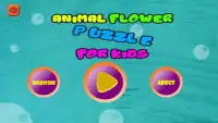 Animal Flower Puzzle for kids Screen Shot 0