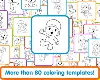 Pocoyo Colors:  Fun drawings! Screen Shot 1