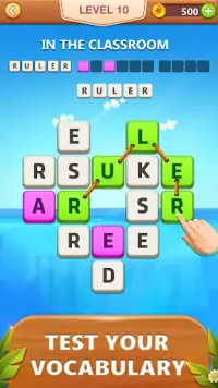 Word String Puzzle - Word Game Screen Shot 1