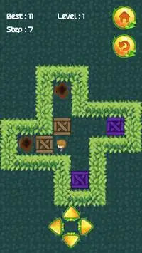 Push Box Garden Puzzle Screen Shot 1