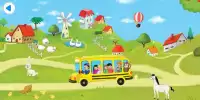 Cute Baby Bus Driving Games for Baby Girls & Boys Screen Shot 2