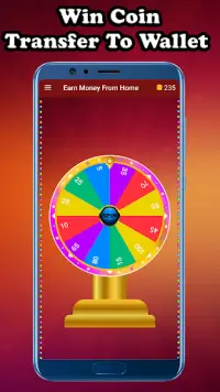 Earn money from home - spin to win Screen Shot 2