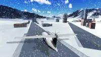 Schnee-Flugzeug-Landung Sim Screen Shot 3