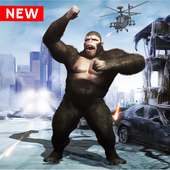 Angry Mad King Kong: Rampage Gorilla City Smasher