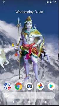 4D Shiva Live Wallpaper Screen Shot 2