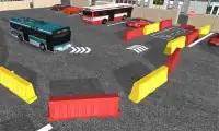 Aparcamiento de autobuses: simulador de conducción Screen Shot 2