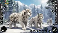 Arctic White Tiger Family Sim Screen Shot 2