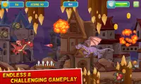 Kelangsungan hidup naga: arcade game: gratis Screen Shot 2
