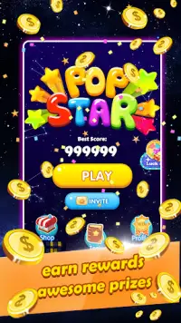 Pop Magic Star - Free Rewards Screen Shot 0