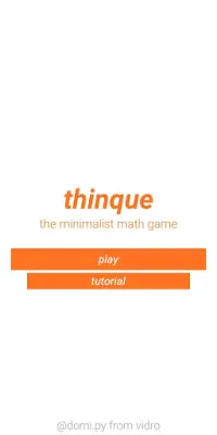 thinque – the minimalist math game Screen Shot 4