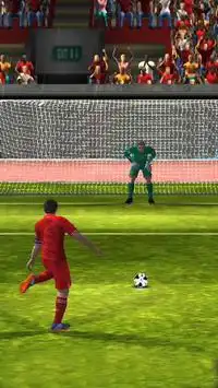 Flick Finger Soccer Shoot League Screen Shot 1