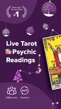 Zodiac Psychics: Tarot Reading Screen Shot 0