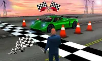 Jatuh Mobil VS Mengemudi Mobil: Drag Racing Sainga Screen Shot 0