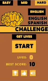 English-Spanish Challenge Screen Shot 0