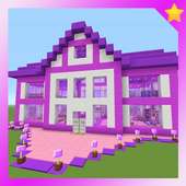 Map Barbie Pink House MCPE