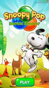 Snoopy Pop Rescue - Bubble Birds Shooter Screen Shot 0