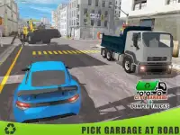 Recolha de lixo caminhão de lixo de condução 3D Screen Shot 6