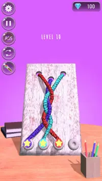 Rope Knots Untangle Master 3D Screen Shot 1