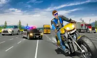 Tricky Moto Racing Traffic Highway Driving Screen Shot 0