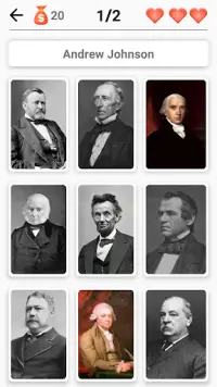 US Presidents - Quiz about the history of America Screen Shot 2