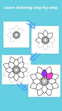 How To Draw Flowers Screen Shot 2