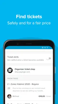 TicketSwap - Buy, Sell Tickets Screen Shot 2