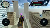 Flying Thanos Stickman Rope Hero Gangster Crime Screen Shot 2
